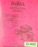 DoAll-Doall 16-2, Contour Saw, Operations Installation and Instructions Manual 1953-16-2-02